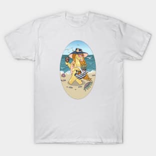 horse on the beach T-Shirt